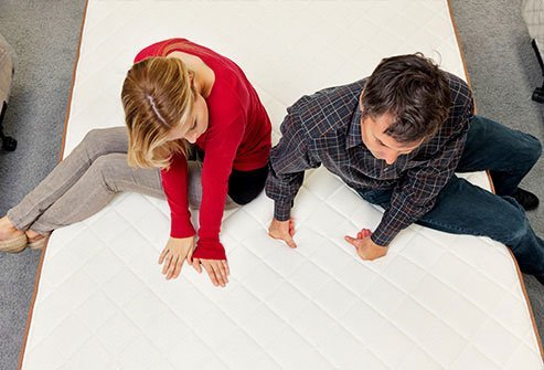 Your mattress should be firm enough to support your back and sleep position, but soft enough to fit the shape of your body.