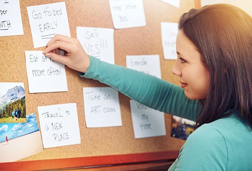 Set goals to establish what you want in your life. 