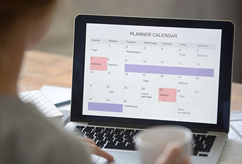 Have a schedule to stay on track with time management. 