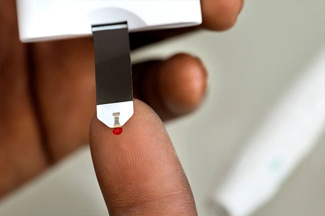 Type 2 diabetes seems to happen more often in people with blood types A and B. 