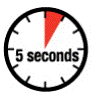 Hold the Dose Knob in and slowly count to 5 - Illustration