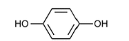 Hydroquinone - Structural Formula Illustration