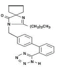 IRBESARTAN tablets Structural Formula Illustration