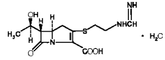 Imipenem - Structural Formula Illustration Imipenem - Structural Formula Illustration