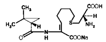Cilastatin sodium - Structural Formula Illustration Cilastatin sodium - Structural Formula Illustration