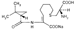 Cilastatin Sodium Structural Formula Illustration