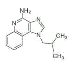 Aldara® (imiquimod) Structural Formula Illustration