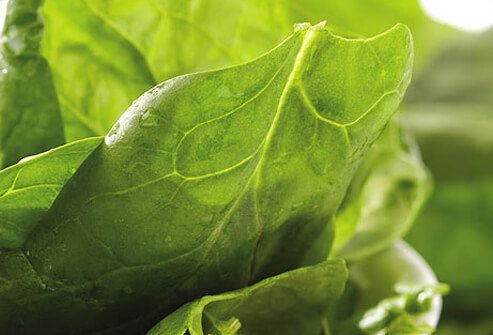 Spinach contains folate, vitamin A, vitamin C, fiber, magnesium, and iron to boost immune function.