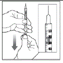Pull off the Outer Needle Shield. Do not throw it away - Illustration