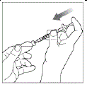Hold your Pen with the Needle pointing up - Illustration