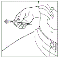 Unscrew the capped Needle and throw it away - Illustration