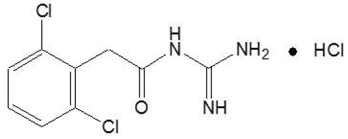 INTUNIV® (guanfacine) - Structural Formula Illustration