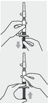 Remove air bubbles - Illustration