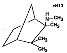 Inversine (Mecamylamine HCI) Structural Formula Illustration