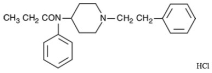 IONSYS (fentanyl iontophoretic) Structural Formula Illustration