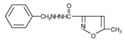 Marplan (isocarbo) Structural Formula  Illustration