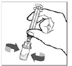 If you use more than one vial of IXINITY per infusion, reconstitute each vial as per the previous instructions - Illustration