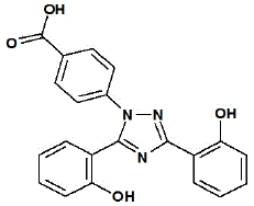 JADENU® (deferasirox) tablets, for oral use JADENU® Sprinkle (deferasirox) granules, for oral use Structural Formula - Illustration