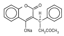 Jantoven® (Warfarin Sodium) Structural Formula - Illustration