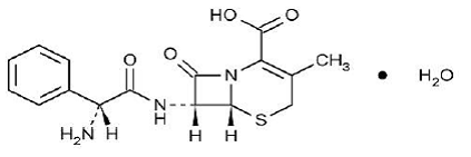 KEFLEX® (cephalexin) Structural Formula Illustration KEFLEX® (cephalexin) Structural Formula Illustration