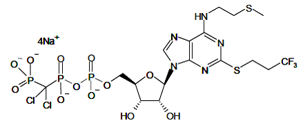 KENGREAL™ (cangrelor)  Structural Formula Illustration