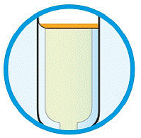 Lay the pen on a flat surface and allow it to warm up at room temperature for at least 60 minutes - Illustration