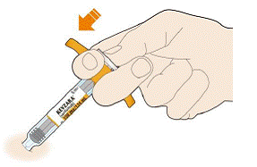 There will be a second click when the injection is complete - Illustration