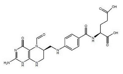 KHAPZORY (levoleucovorin) for injection, for intravenous use Structural Formula - Illustration