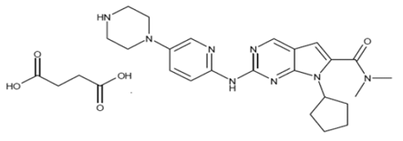 KISQALI® (ribociclib) Structural Formula Illustration