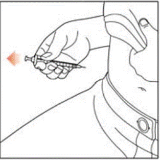 Pull the Needle out of your skin - Illustration