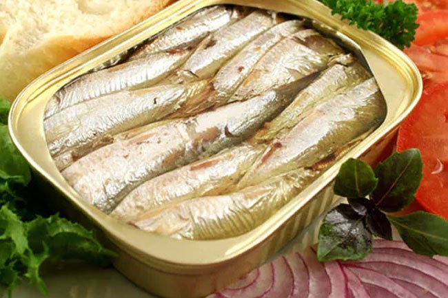 Fish with soft bones are good sources of calcium and vitamin D.
