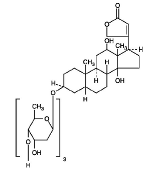 LANOXIN® (digoxin) Structural Formula Illustration