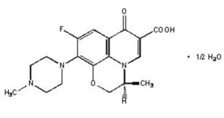 LEVAQUIN (levofloxacin) Structural Formula Illustration LEVAQUIN (levofloxacin) Structural Formula Illustration