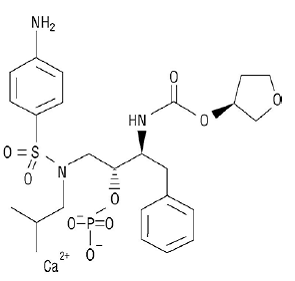 LEXIVA (fosamprenavir calcium) Structural Formula Illustration