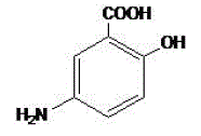 LIALDA® (mesalamine) Structural Formula Illustration