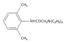 LidaMantle® Cream (Lidocaine HCl) Structural Formula Illustration LidaMantle® Cream (Lidocaine HCl) Structural Formula Illustration