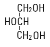 Glycerin Structural Formula Illustration Glycerin Structural Formula Illustration