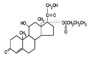 LOCOID® (hydrocortisone butyrate) Structural Formula Illustration LOCOID® (hydrocortisone butyrate) Structural Formula Illustration
