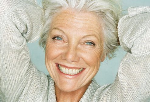 Many women choose to go gray as they get older. 