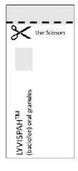 Carefully open the LYVISPAH packet - Illustration