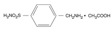 SULFAMYLON (mafenide acetate) Structural Formula Illustration