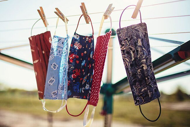 Masks are magnets for bacteria and viruses.
