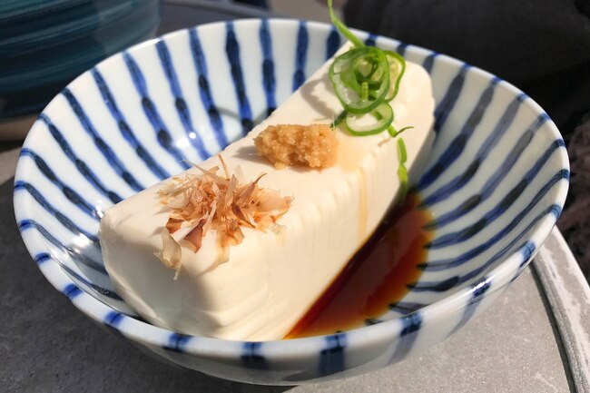 Tofu is a plant-based choice that packs a protein punch -- half a cup has over 11 grams.