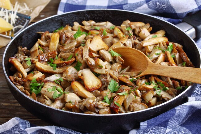 But if you're looking for protein and other nutrients you get from meat, mushrooms aren’t the way to go.