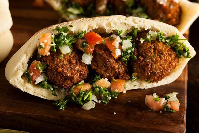 Chickpeas, also known as garbanzo beans, are the protein (and fiber) powerhouses that make up hummus.