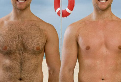 To avoid prickly stubble, waxing is a better option than shaving for large areas like the chest and back.