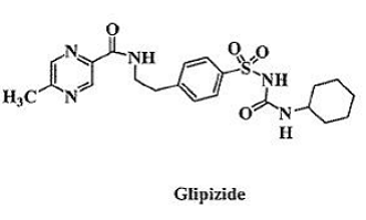 Glipizide Structural Formula Illustration