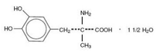 METHYLDOPA- methyldopa tablet Structural Formula Illustration
