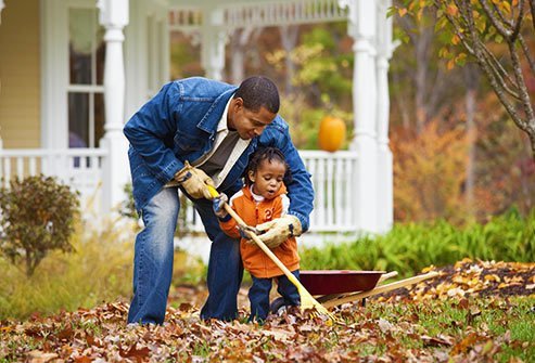 Make sure rainwater drains away quickly from your house.