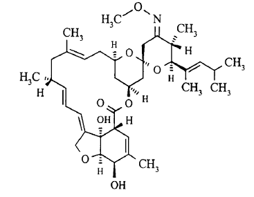 Moxidectin - Structural Formula - Illustration